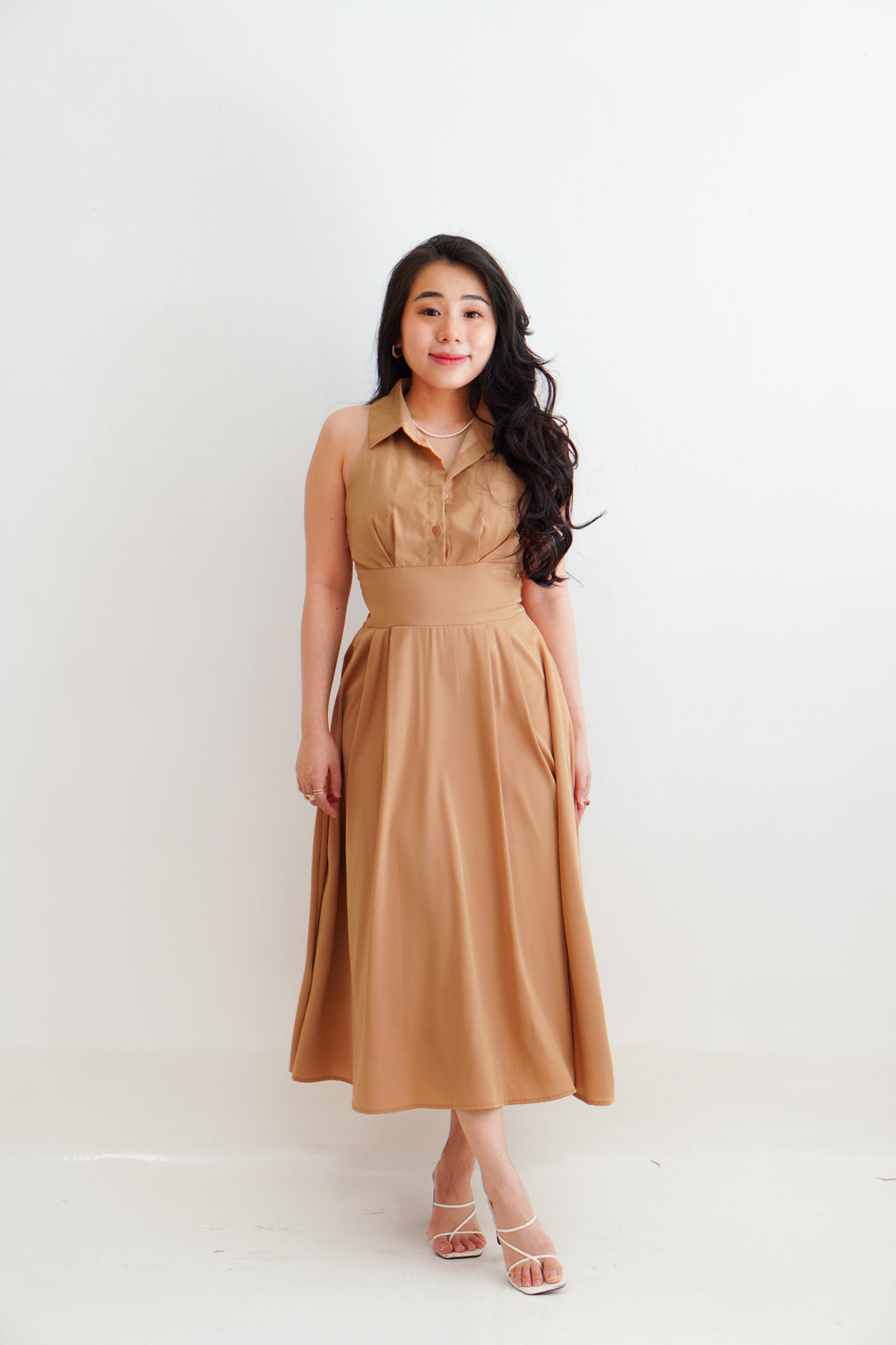 Maxi Blaire Dress by Bash in Khaki