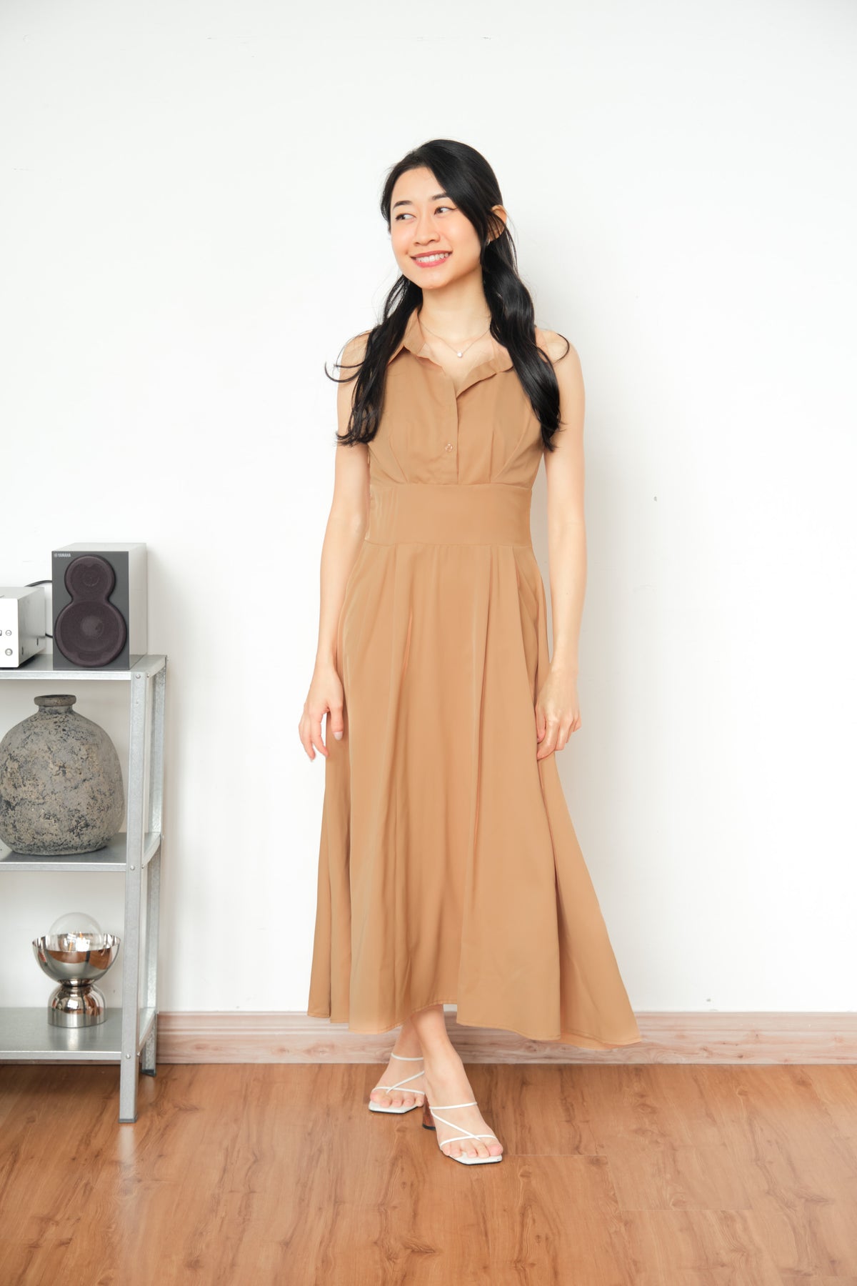 Maxi Blaire Dress by Bash in Khaki