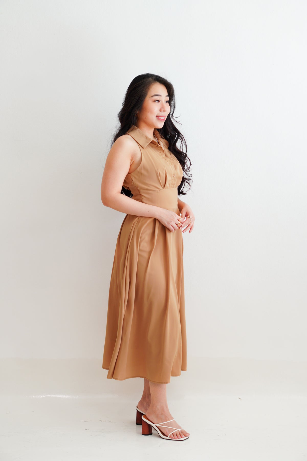 Maxi Blaire Dress by Bash in Khaki