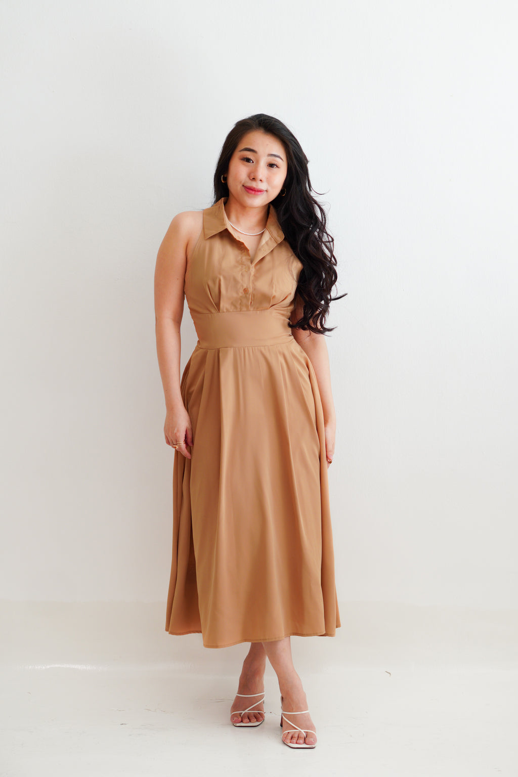 Maxi Blaire Dress by Bash in Khaki