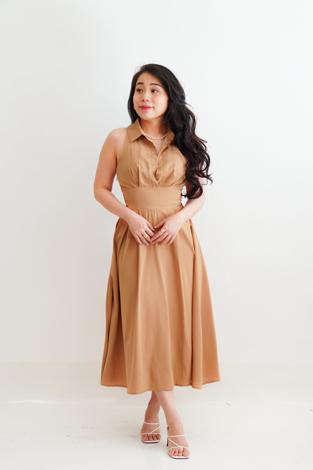 Maxi Blaire Dress by Bash in Khaki