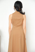 Maxi Blaire Dress by Bash in Khaki