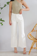 Renya Bell Bottom Jeans in White