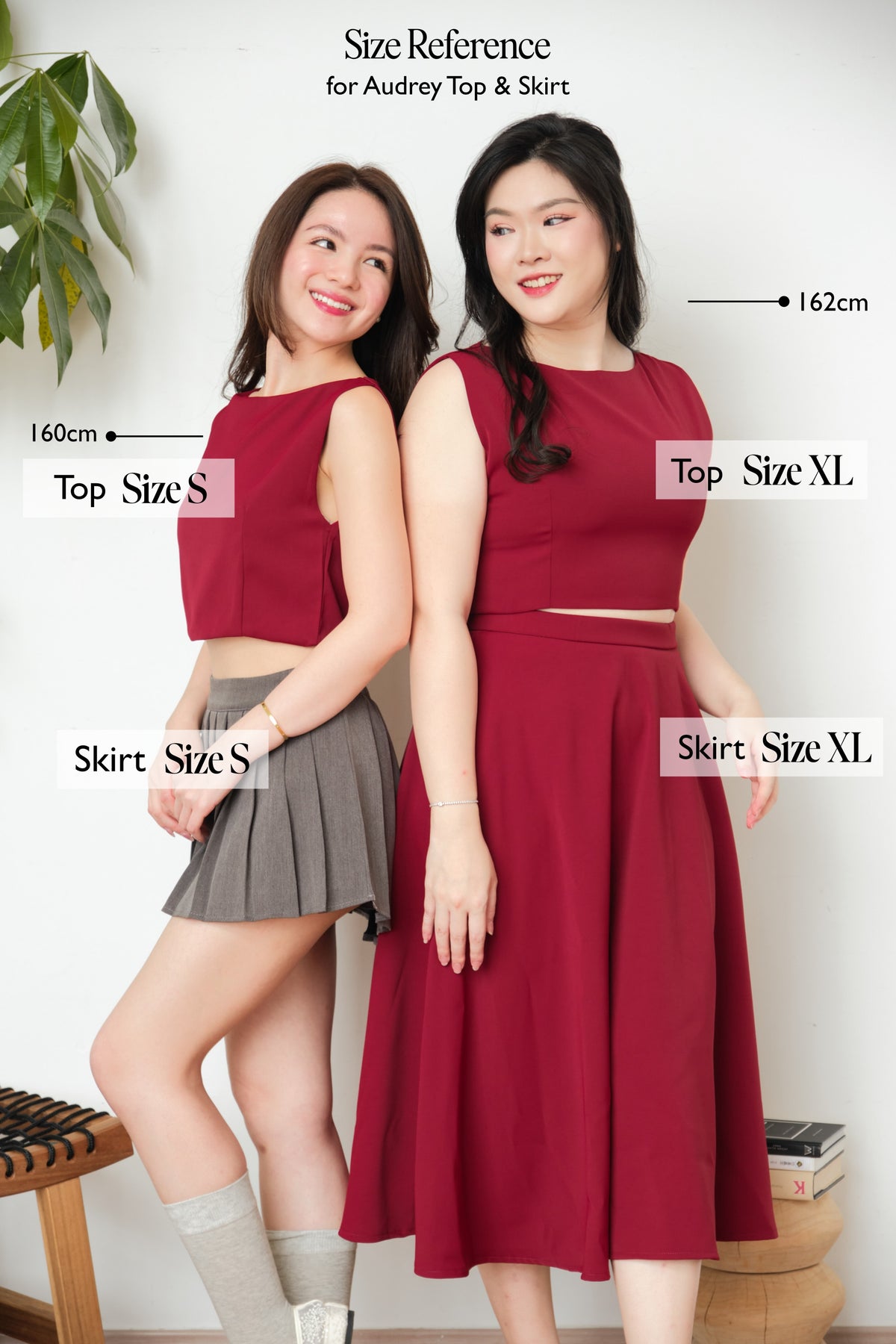 Audrey Boat Neck Top by Bash in Red