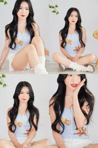 (BACKORDER) Lorasa Floral Tank Top in Blue