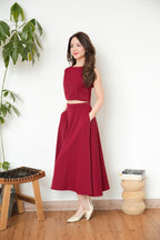 Audrey Skirt by Bash in Red