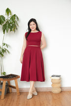 Audrey Skirt by Bash in Red