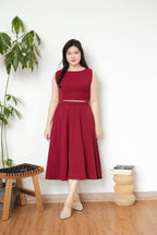Audrey Skirt by Bash in Red
