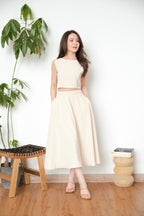 Audrey Skirt by Bash in Beige