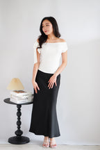 Sriya Toga Ribbon Self Tied Top in White