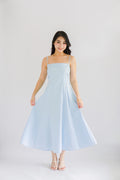 Kai Maxi A-Line Dress in Light Blue