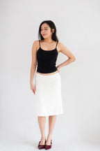 Moki Basic Padded Camisole Top in Black