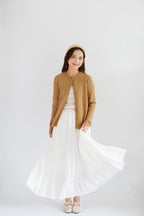 Damien Knit Cardigan in Khaki