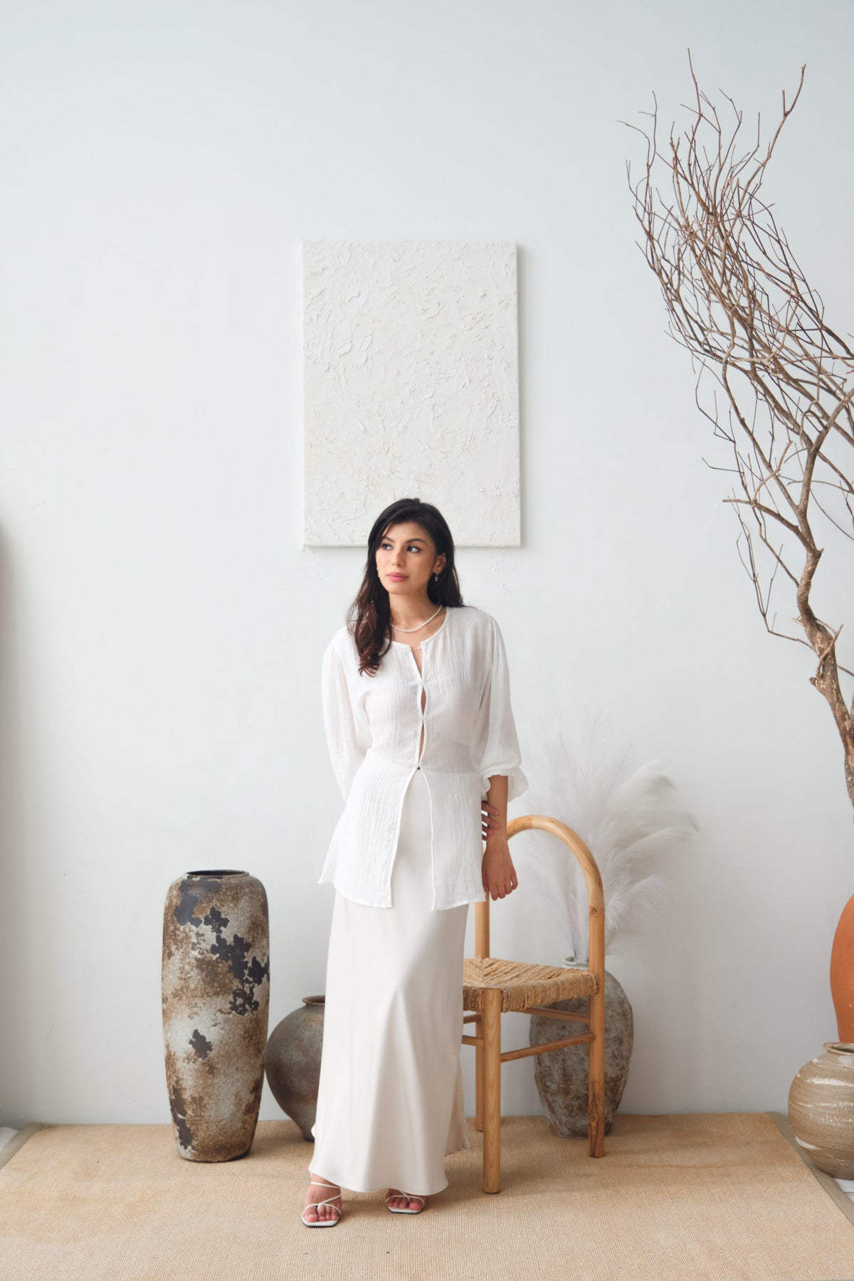 Nora Set by Bash in White