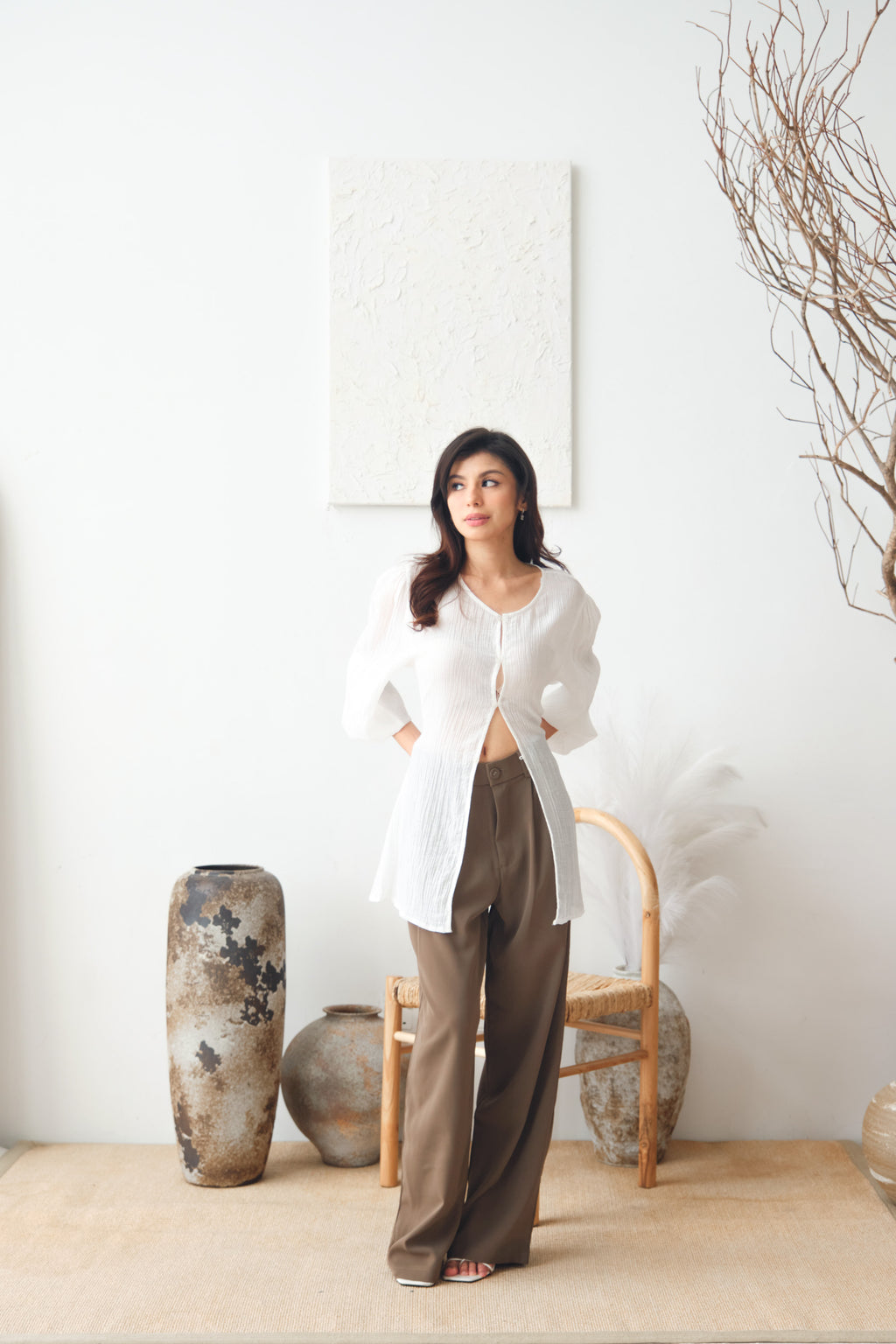 Nora Set by Bash in White