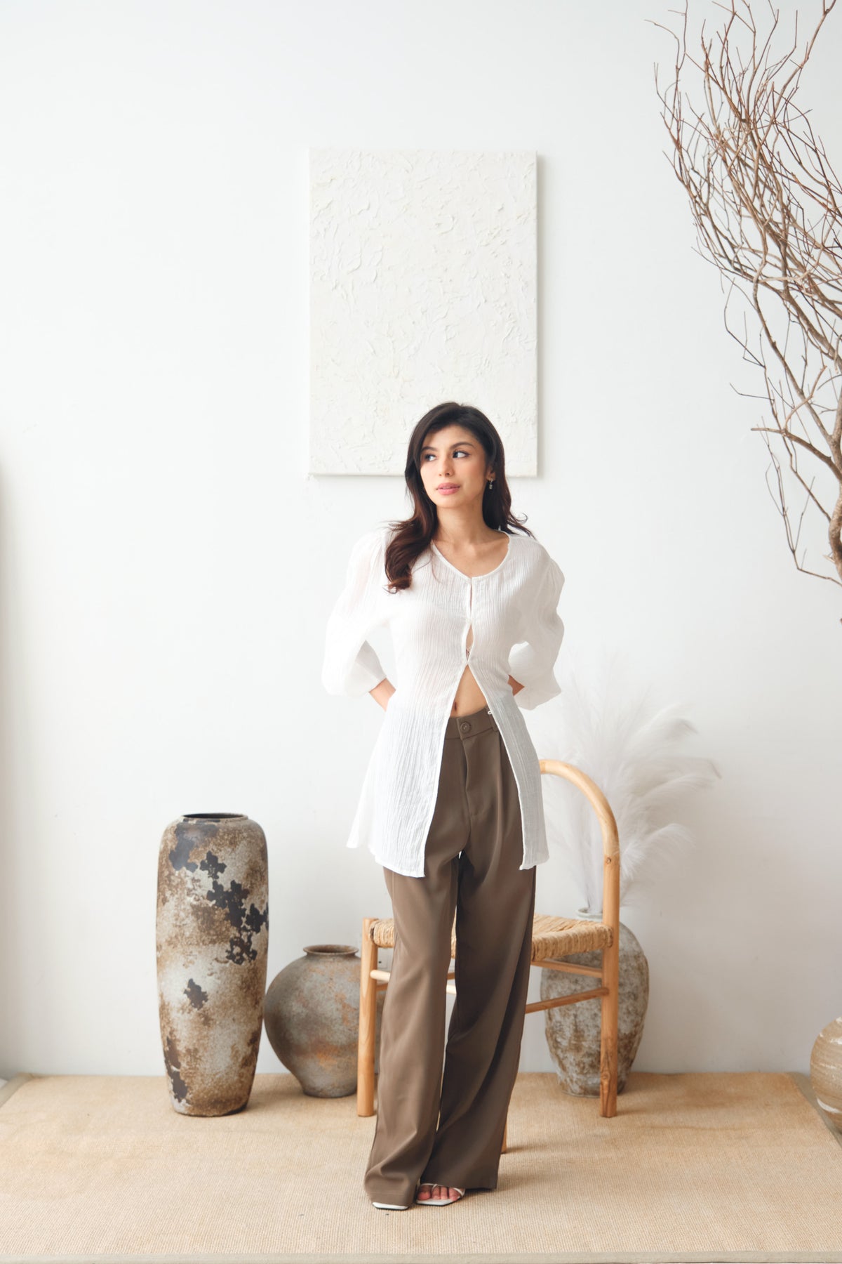 Nora Set by Bash in White