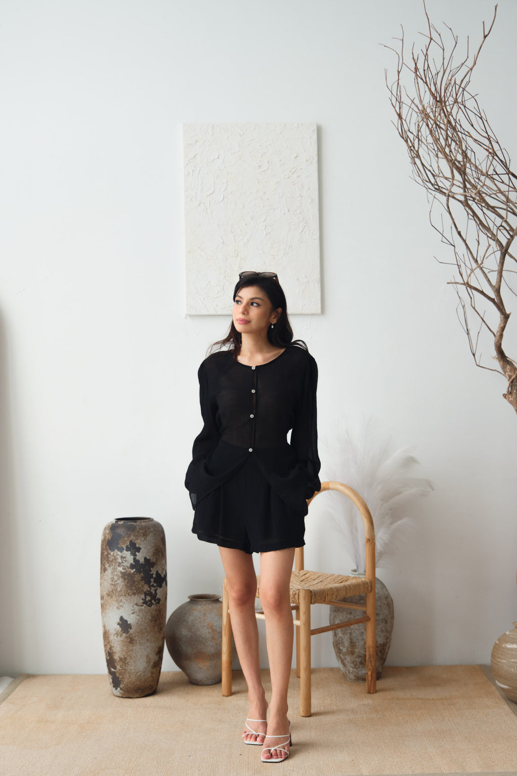 Nora Set by Bash in Black