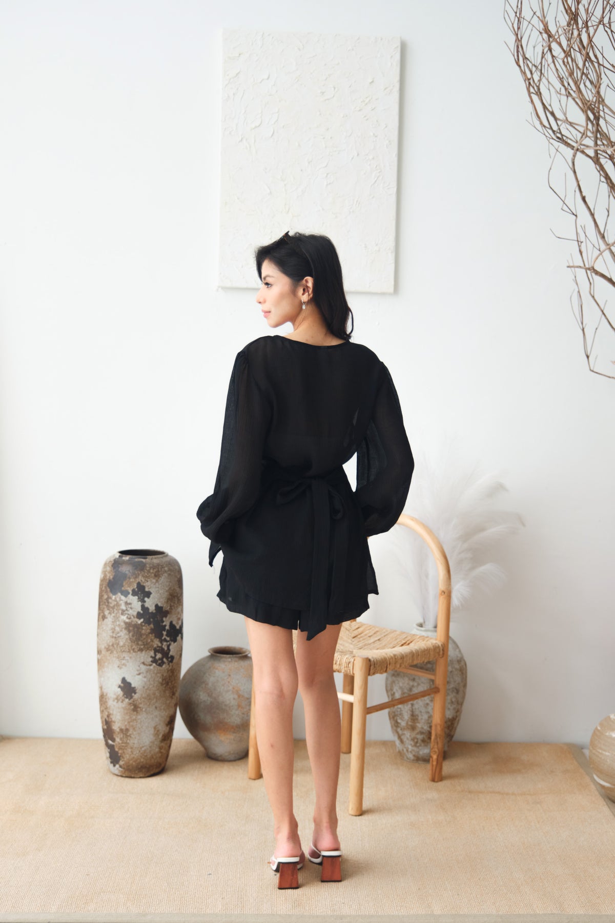 Nora Set by Bash in Black