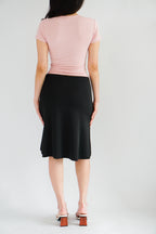 Porsi Midi Skirt in Black