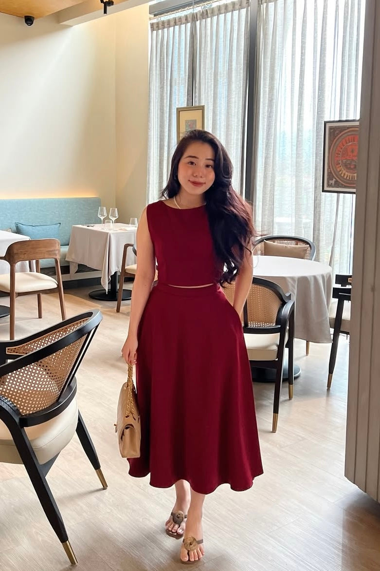Audrey Top & Skirt Set - As Seen On @ceciliaooi_