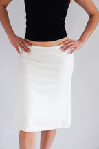 Porsi Midi Skirt in White