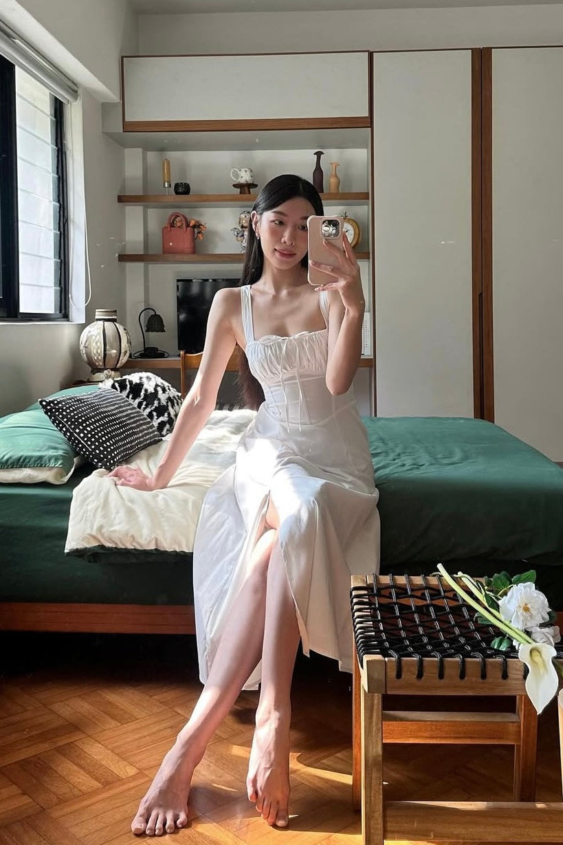 Chantelle Corset Maxi Dress - As Seen On @timothealow