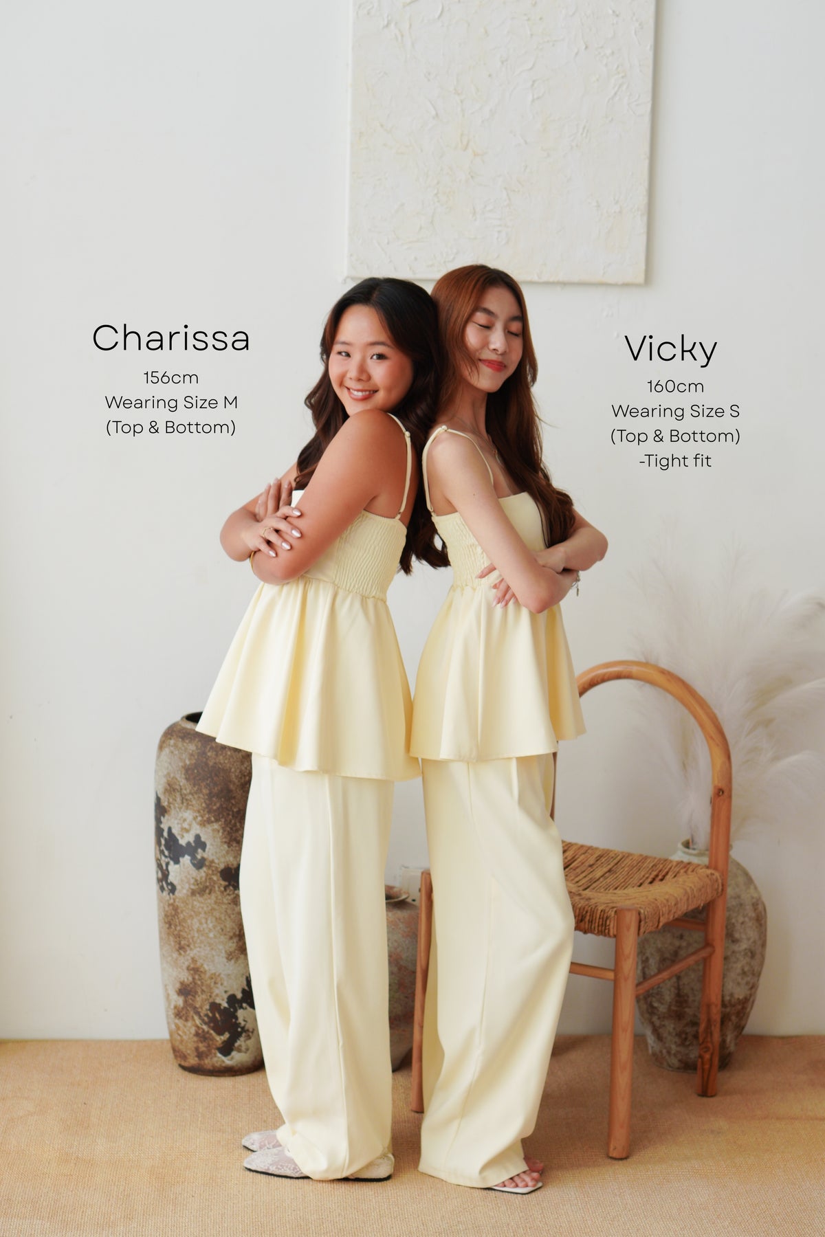 Clara Set by Bash in Cream Yellow