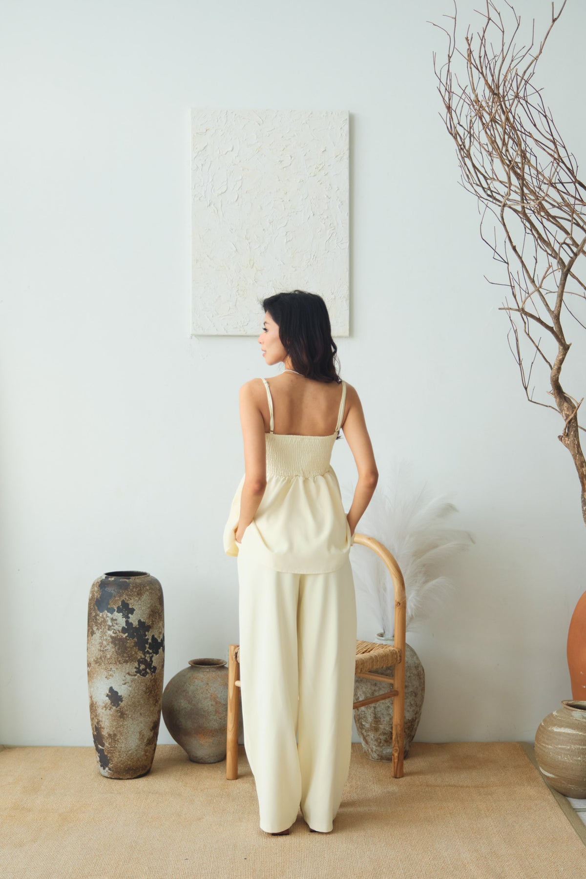 Clara Set by Bash in Cream Yellow
