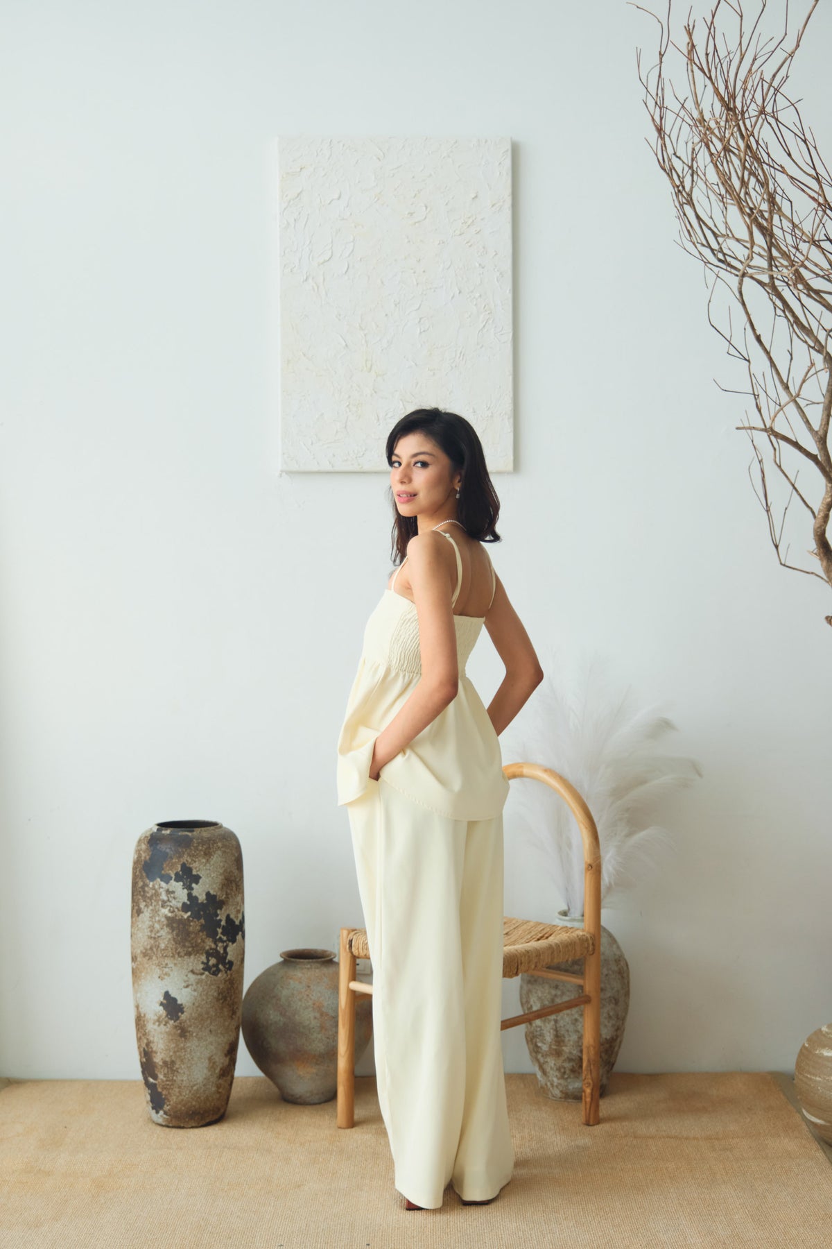 Clara Set by Bash in Cream Yellow