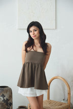 Clara Set by Bash in Taupe Brown