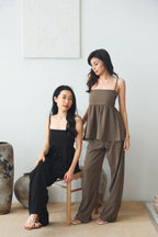 Clara Set by Bash in Taupe Brown