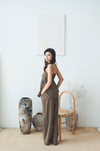 Clara Set by Bash in Taupe Brown