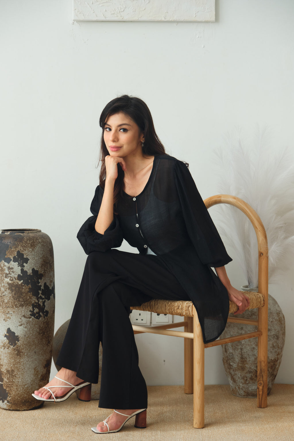 Clara Set by Bash in Classic Black