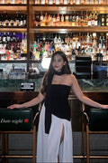 Yina Dress in Black & White - As Seen On @tabithaywm