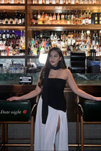 Yina Dress in Black & White - As Seen On @tabithaywm