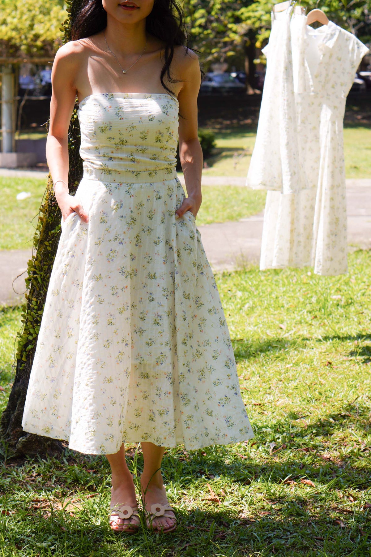 Audrey Floral Skirt by Bash in Spring Whispers