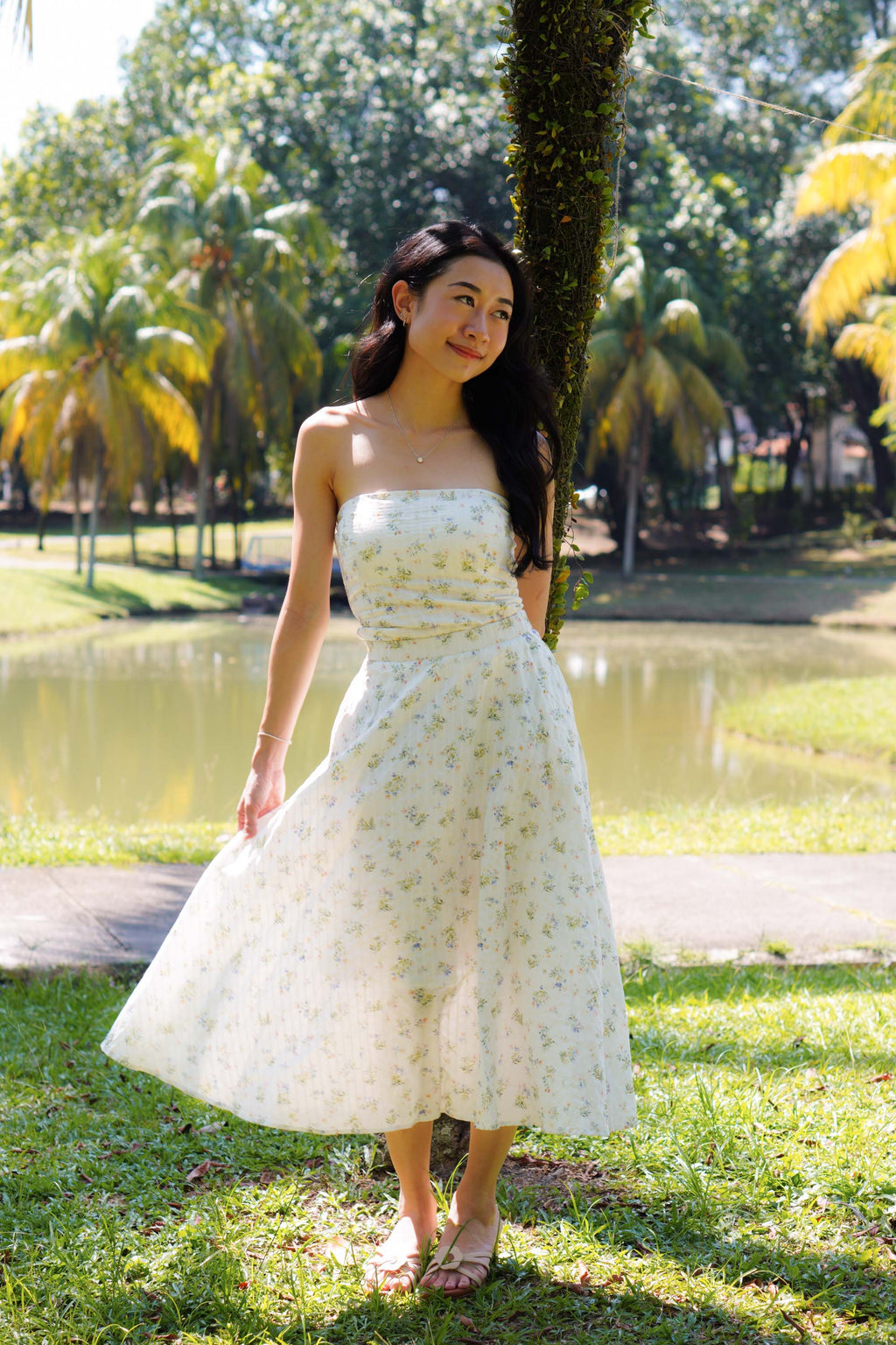 Audrey Floral Skirt by Bash in Spring Whispers