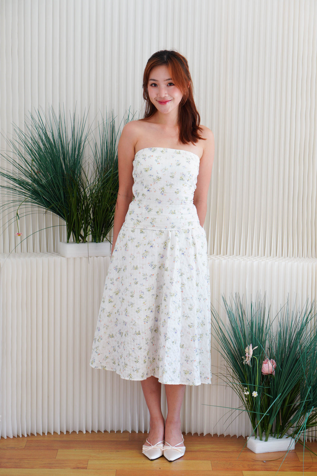 Audrey Floral Skirt by Bash in Spring Whispers