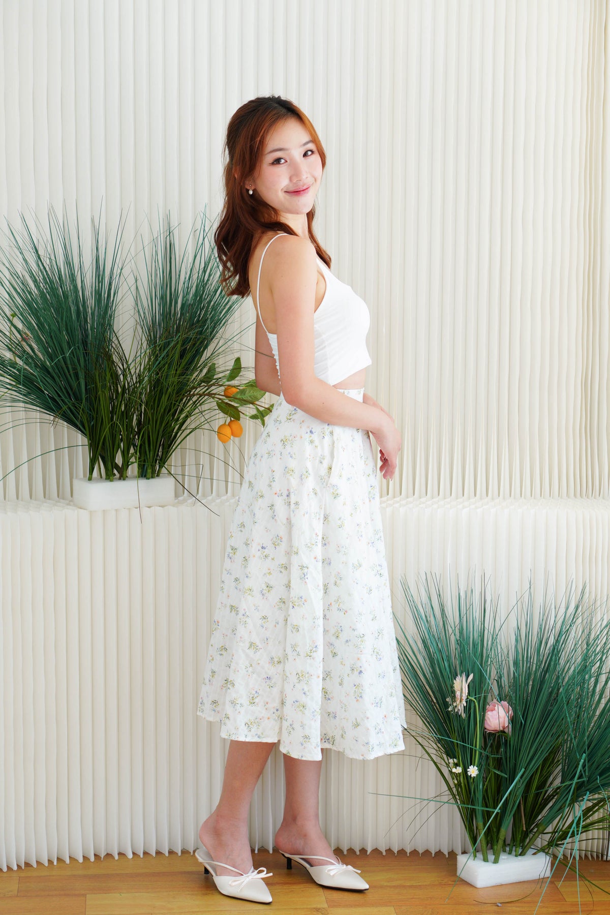 Audrey Floral Skirt by Bash in Spring Whispers