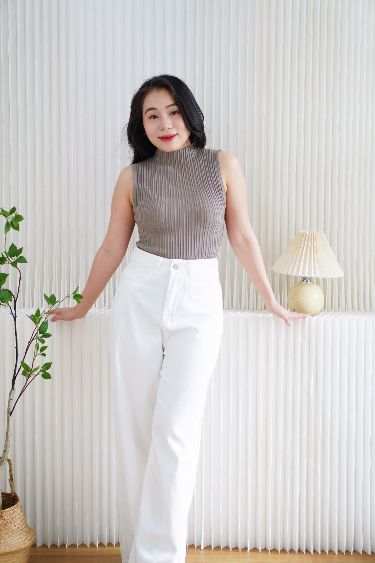Winter Wide Legged Jeans in White