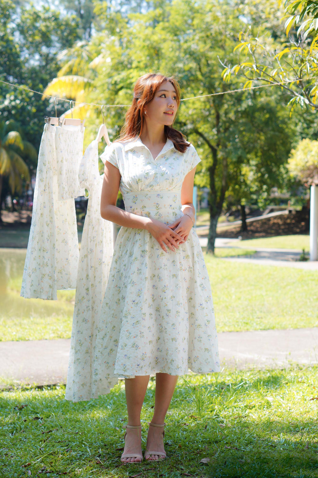 Claire Dress by Bash in Floral Spring Whispers