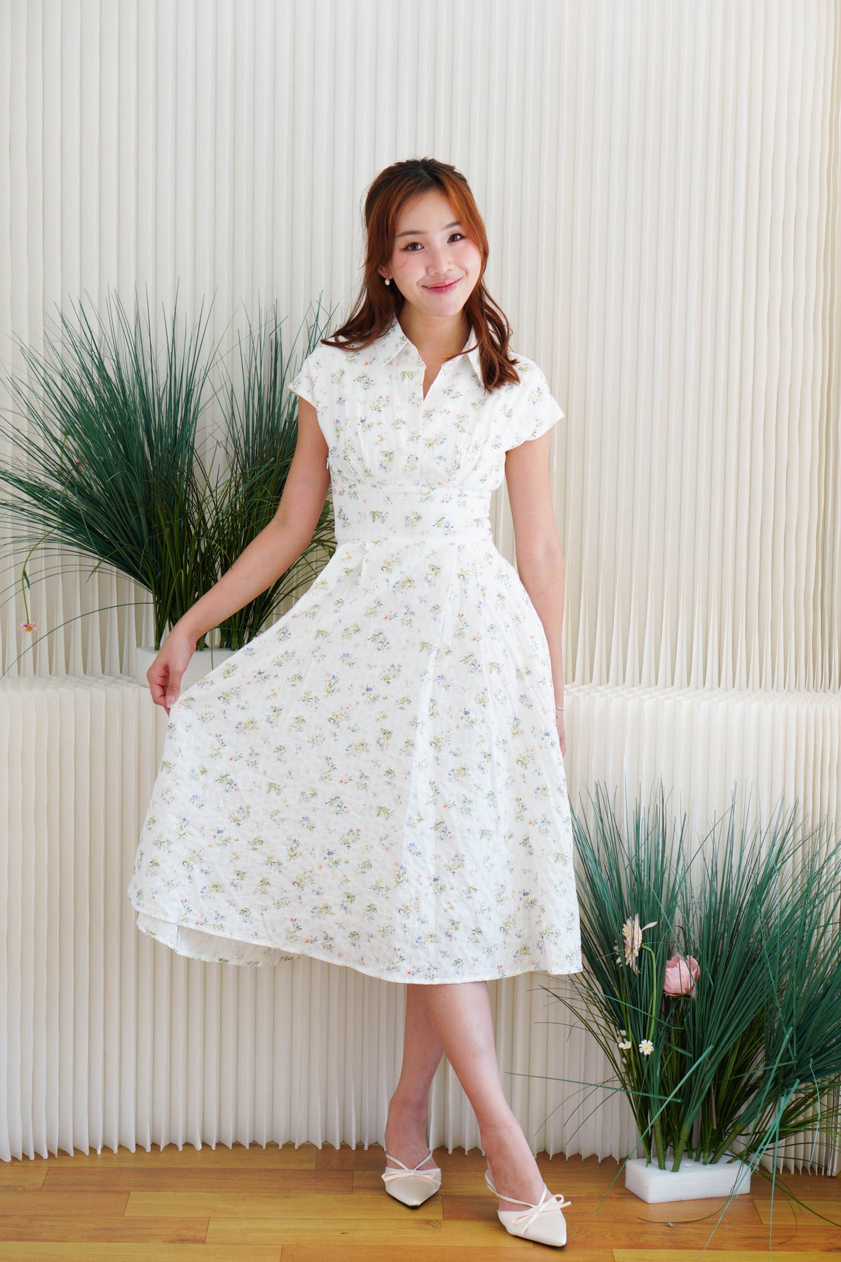 Claire Dress by Bash in Floral Spring Whispers