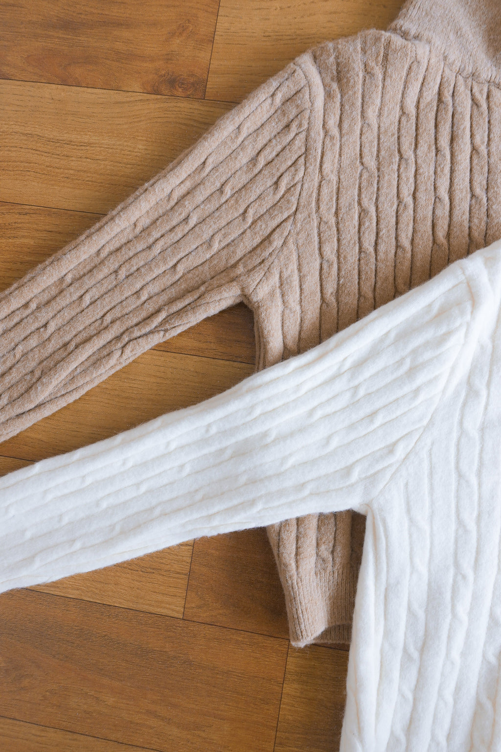 Quincy Knit Zipper Sweater in Khaki