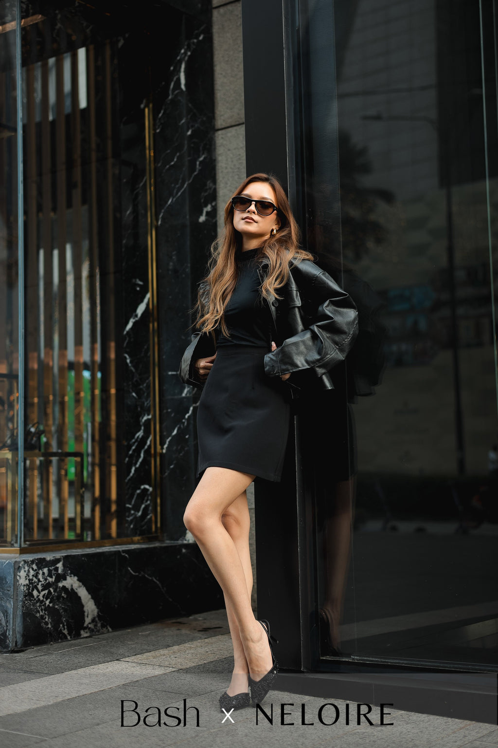 BASH x NELOIRE - Modest Moment Skirt in Black