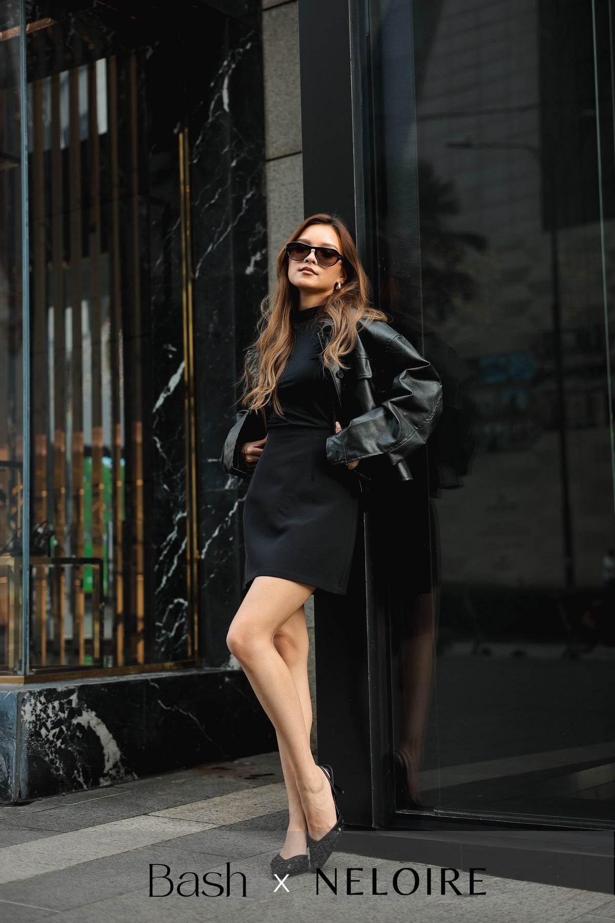 BASH x NELOIRE - Modest Moment Skirt in Black