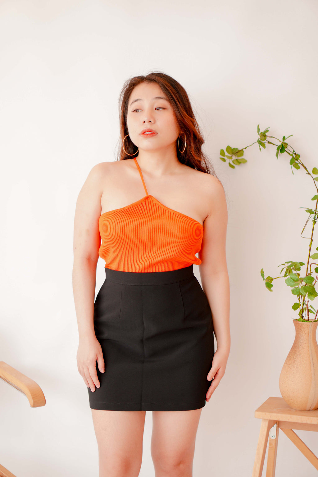 BASH x NELOIRE - Modest Moment Skirt in Black