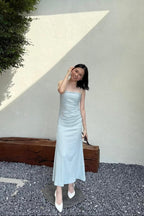 Melle Dress in Light Blue - As Seen On @huilinggggggggg