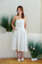 Fiora Floral Padded Tube Top by Bash in Spring Whispers