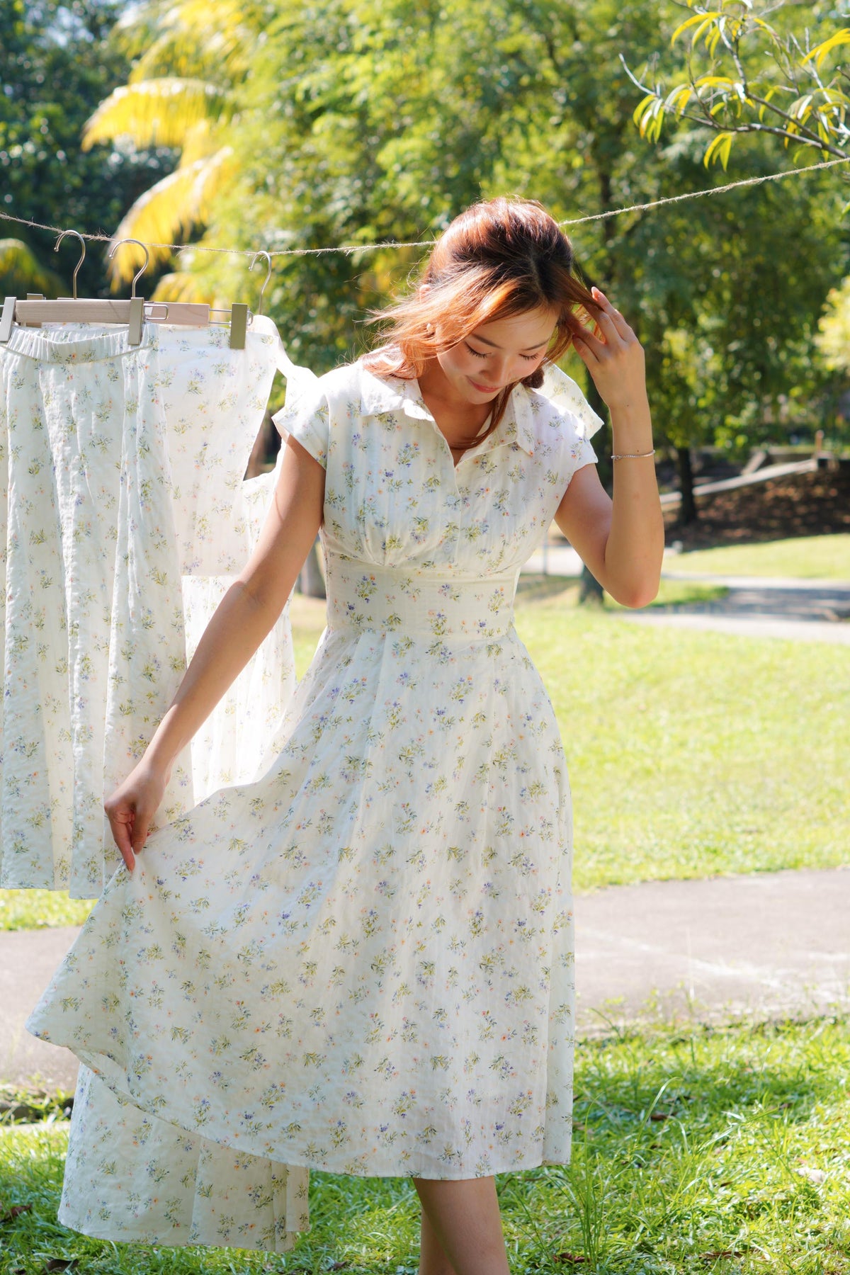 Claire Dress by Bash in Floral Spring Whispers