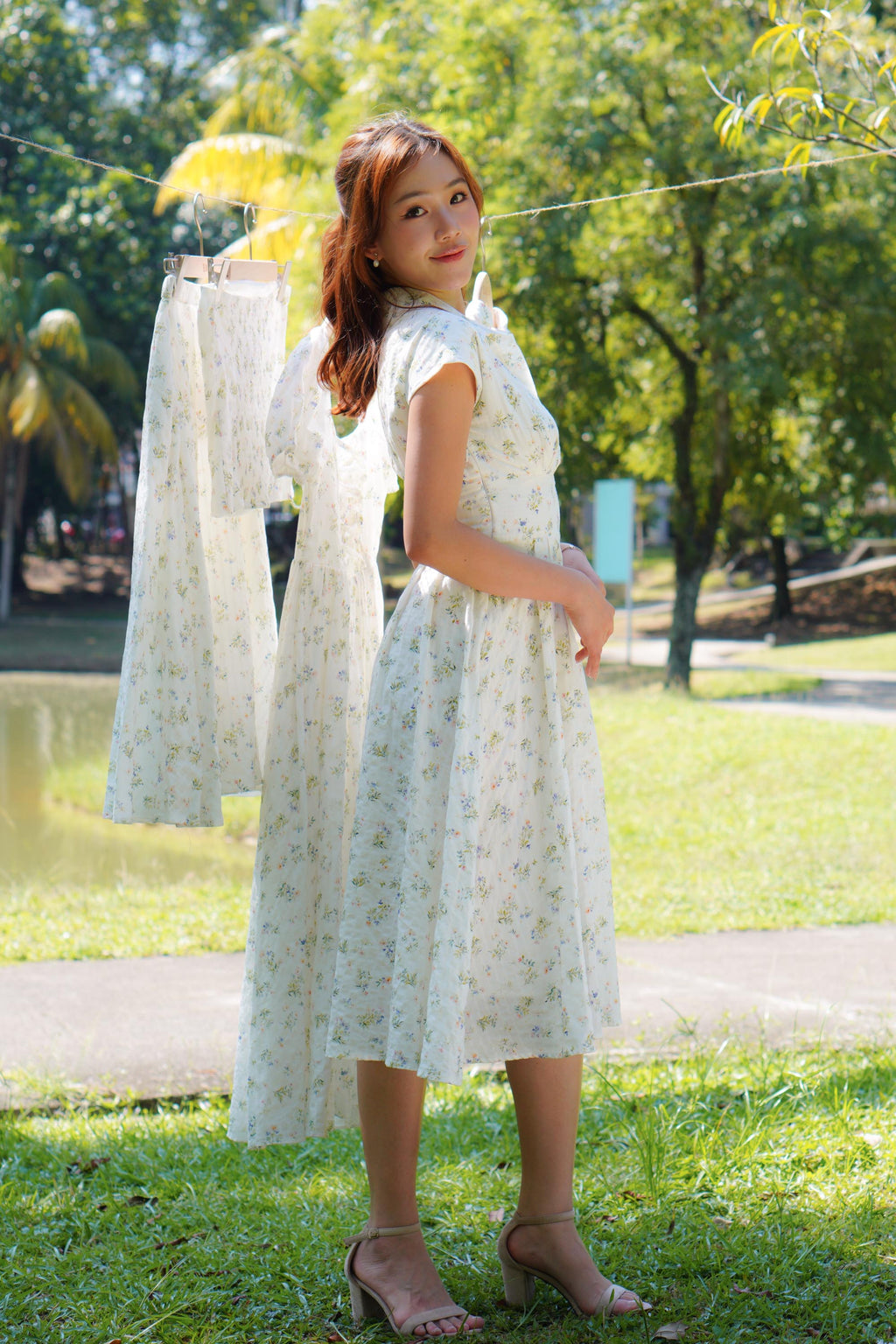 Claire Dress by Bash in Floral Spring Whispers